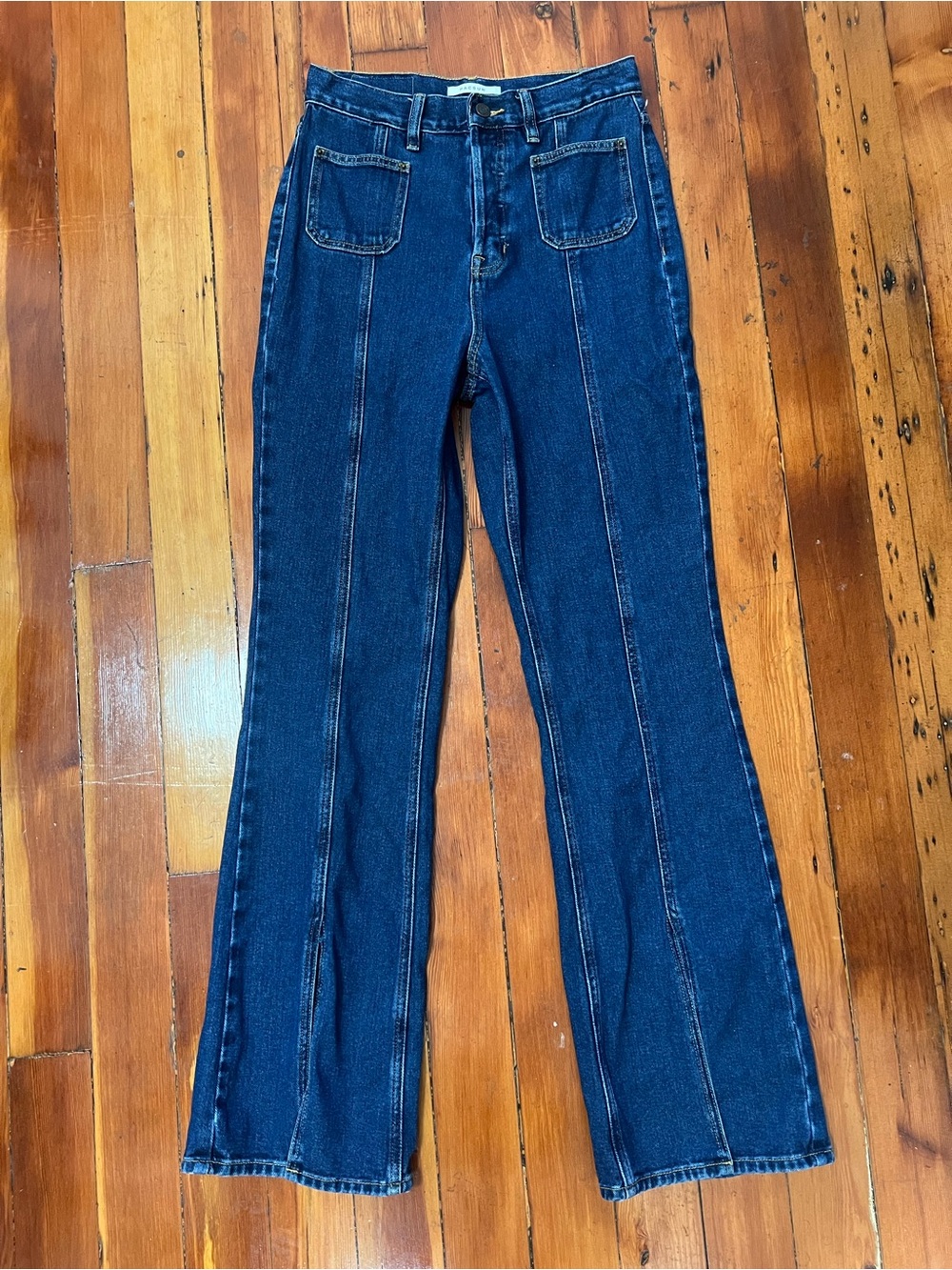 Pacsun high waisted square pocket straight leg jeans